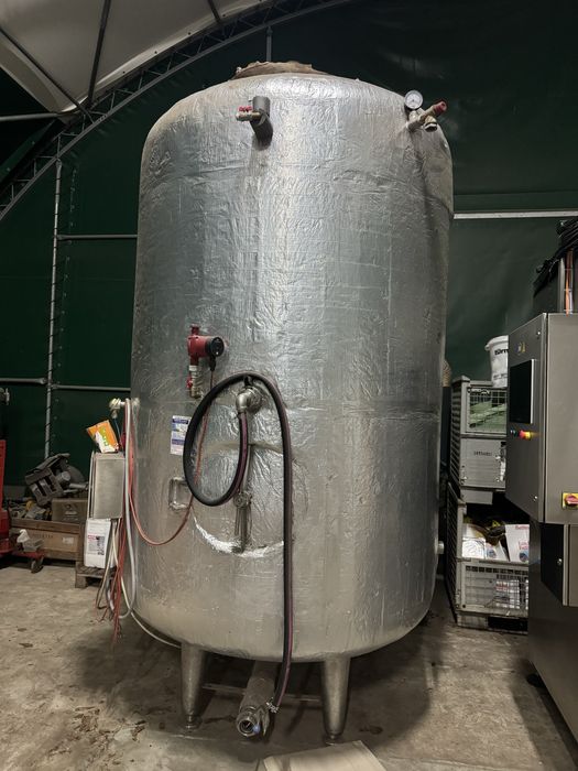 Zbiornik buforowy 5000L inox z wężownicą