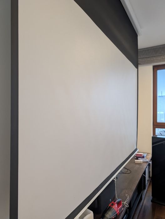 Ekran mutimedialny do projektora, 120cali, 265cm, Kraftman