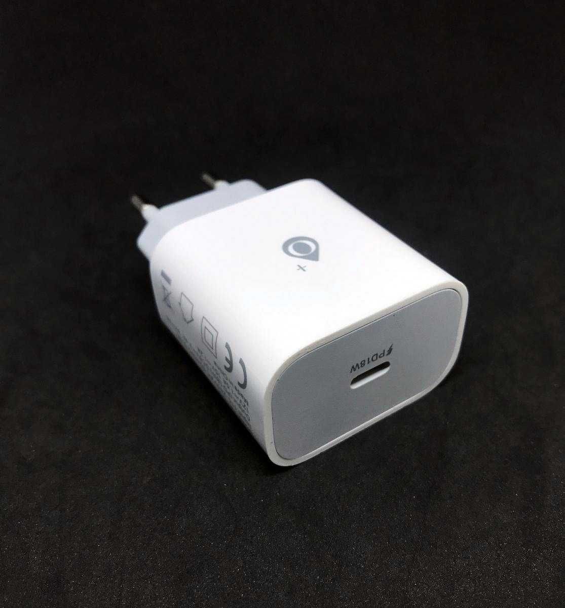 Carregador USB-C (Type-C) de 18W para iPhone/telemóvel -Fast Charging