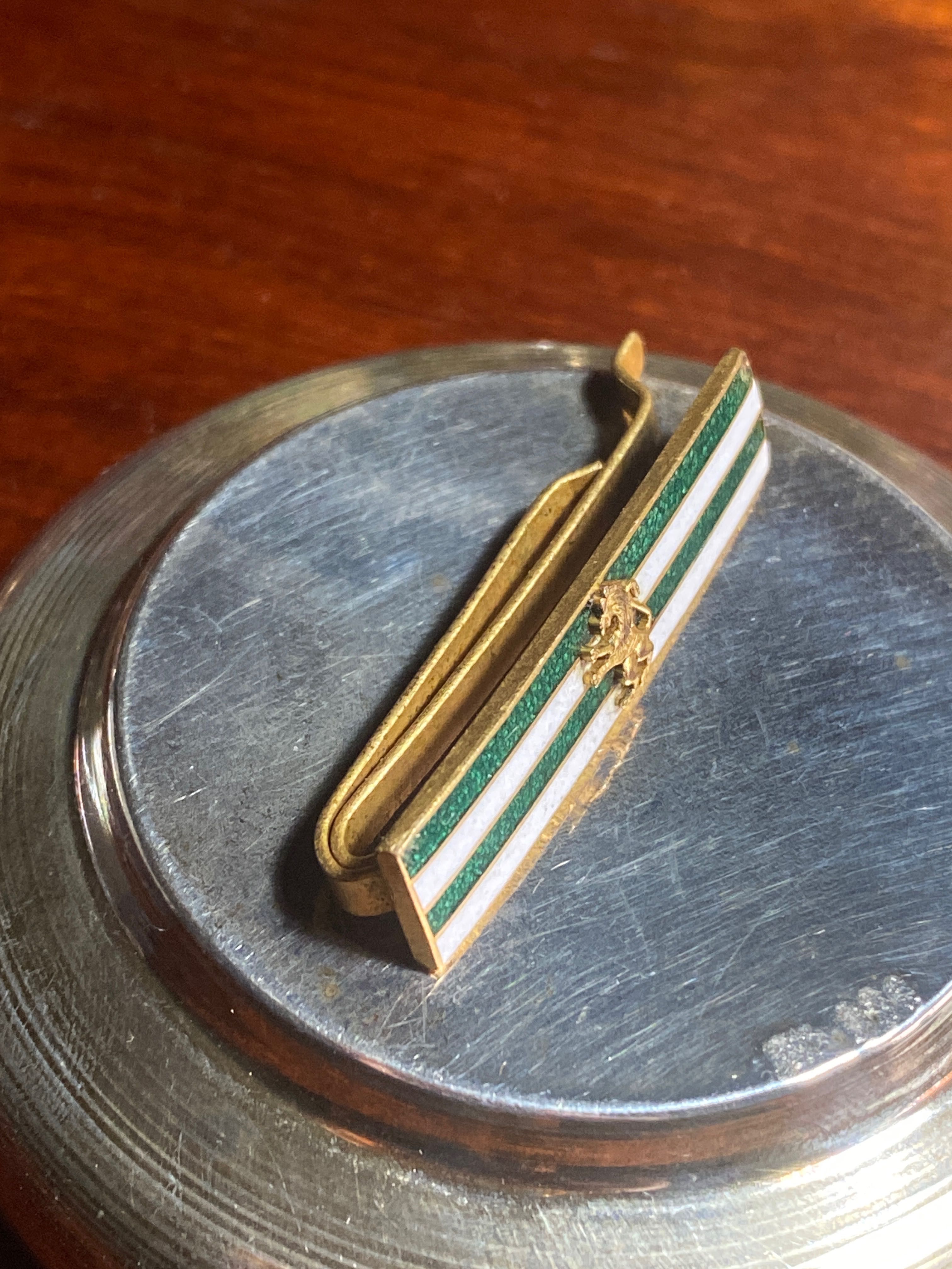 Alfinete travessão de gravata 4,3 cm Sporting Clube Portugal Anos 60