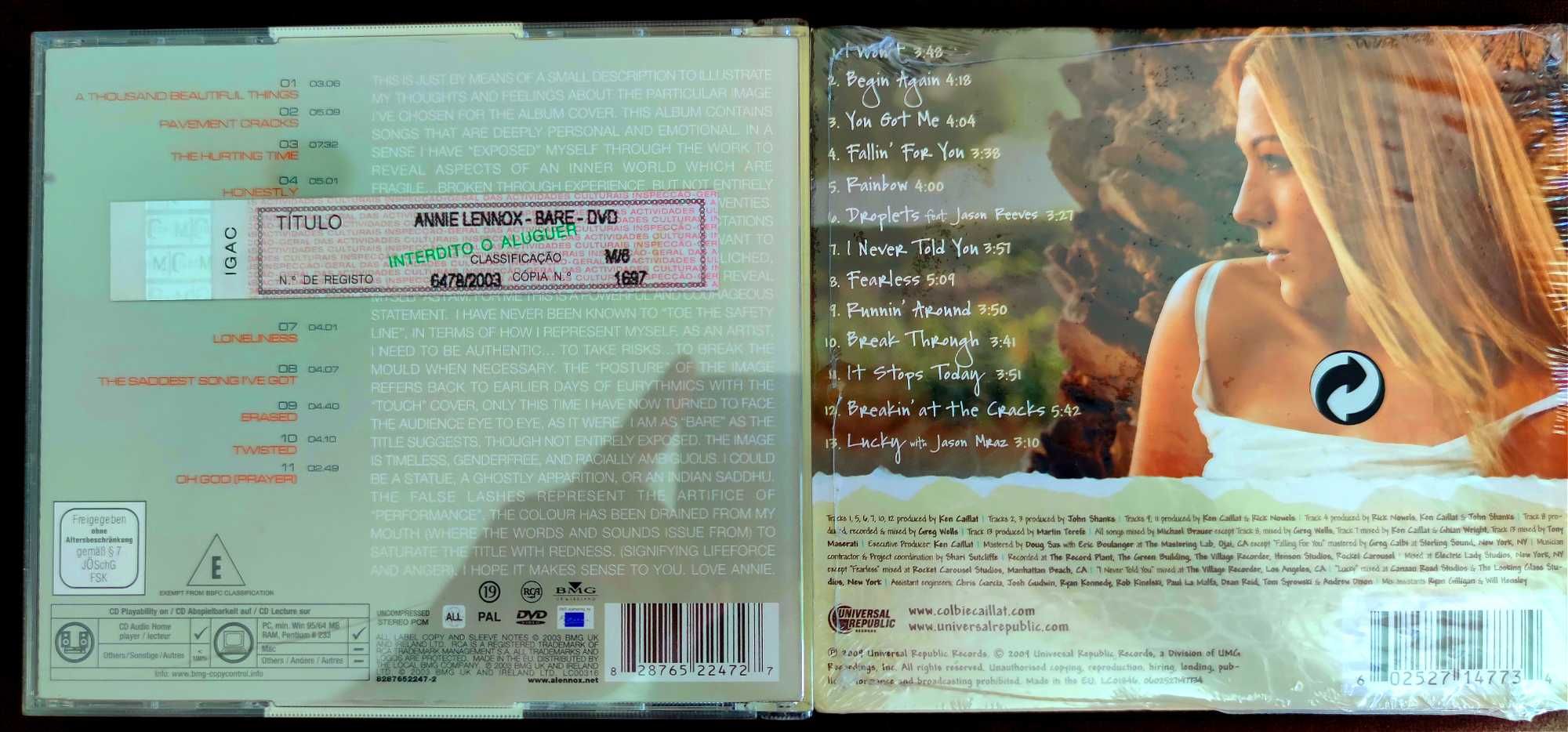 Annie Lennox CD duplo