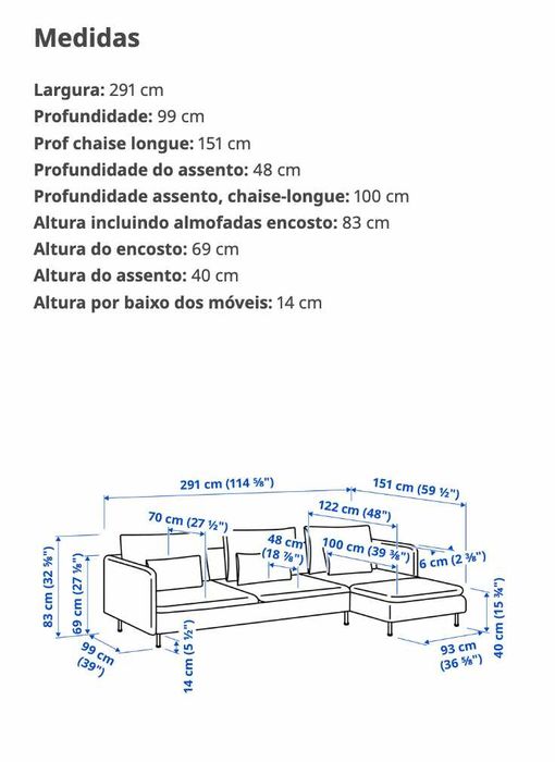 Sofá IKEA Soderhamn - 4 lugares