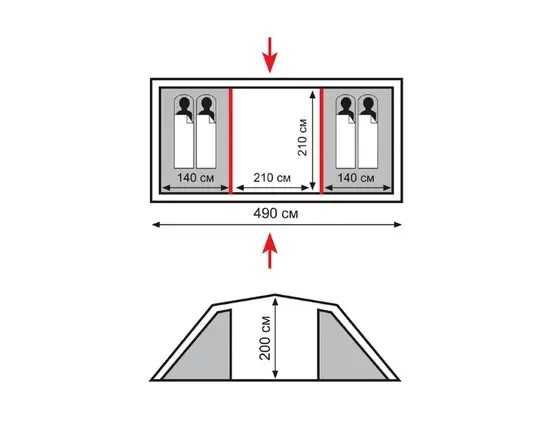 Намет Totem Hurone 4 V2 / 6 V2