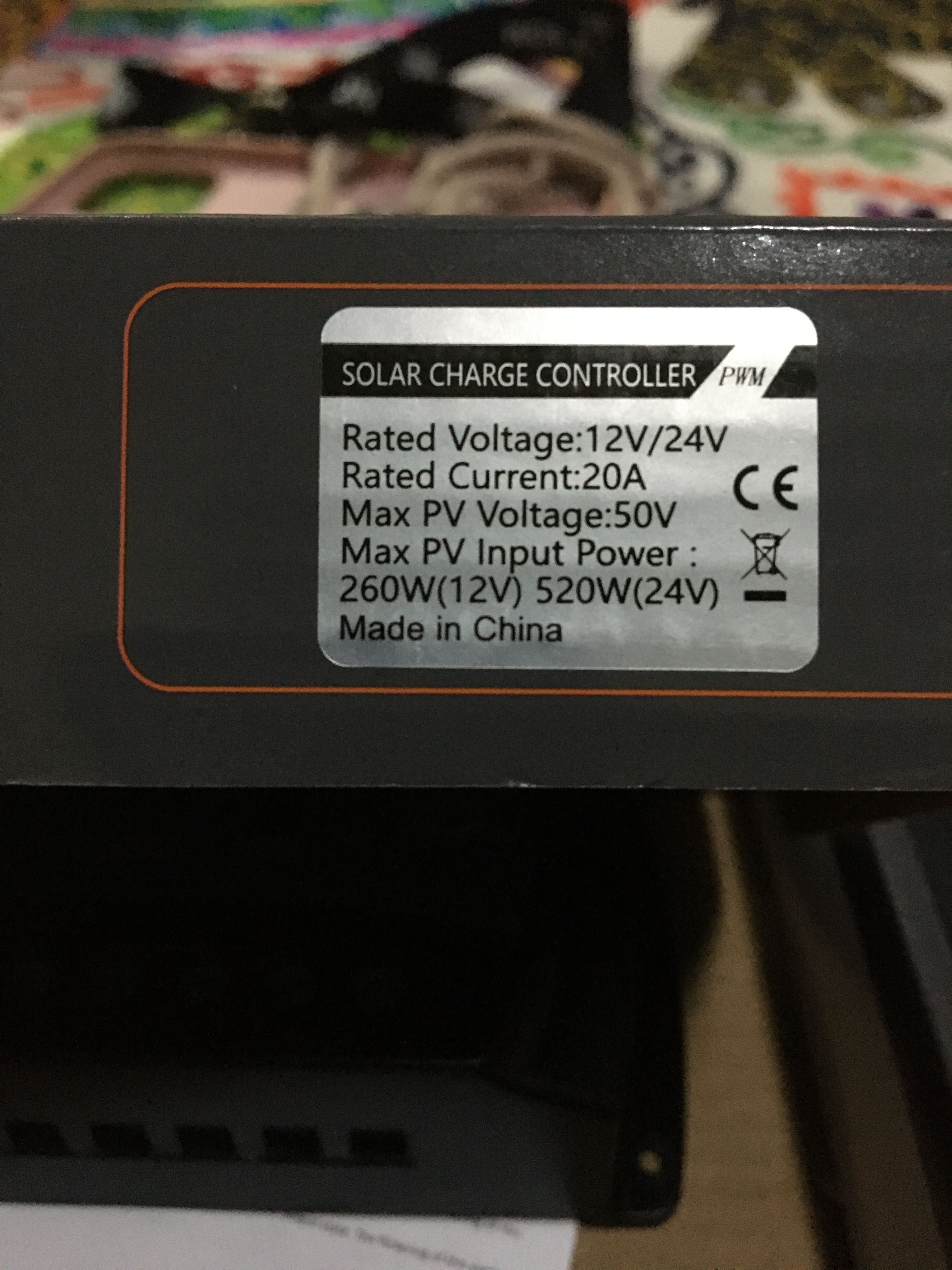 Regulador de carga solar