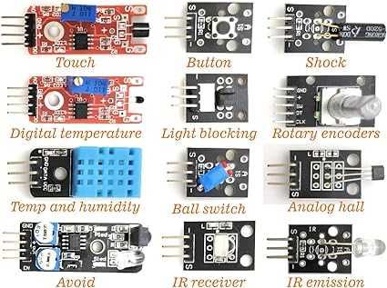 Módulo de sensor 38 em 1 para projetos de eletrónica Arduino