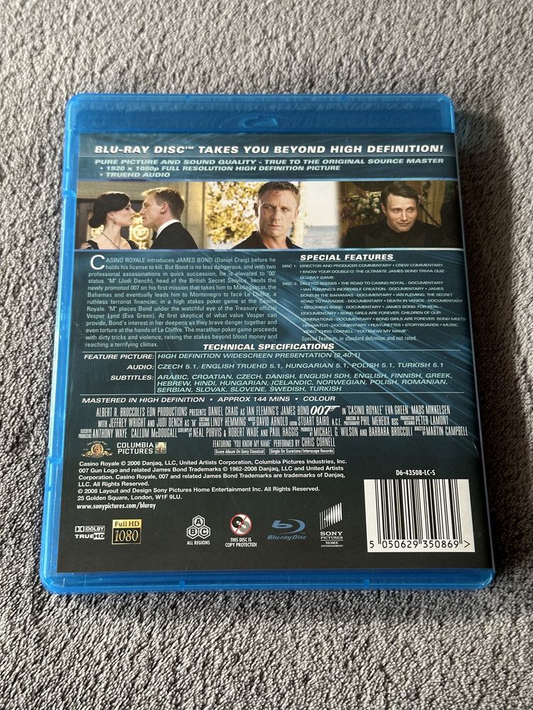 James Bond Casino Royale Blu-ray Deluxe Edition Lektor PL