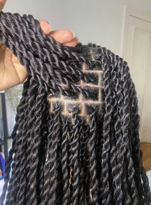 Tranças africanas extensões entrelace crochê twist Trancista Odivelas