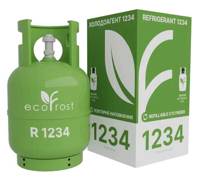 Холодоагент R1234YF 5кг фреон  1234