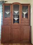 Conjunto de movel + mesa de jantar + 8 cadeiras | Pinho Mel