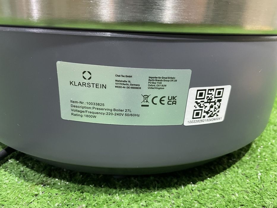 Термопот Klarstein для приготування глінтвейну