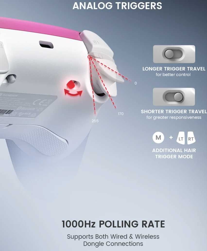 Pad GameSir Super Nova, stacja ładowania,  dodatkowy panel