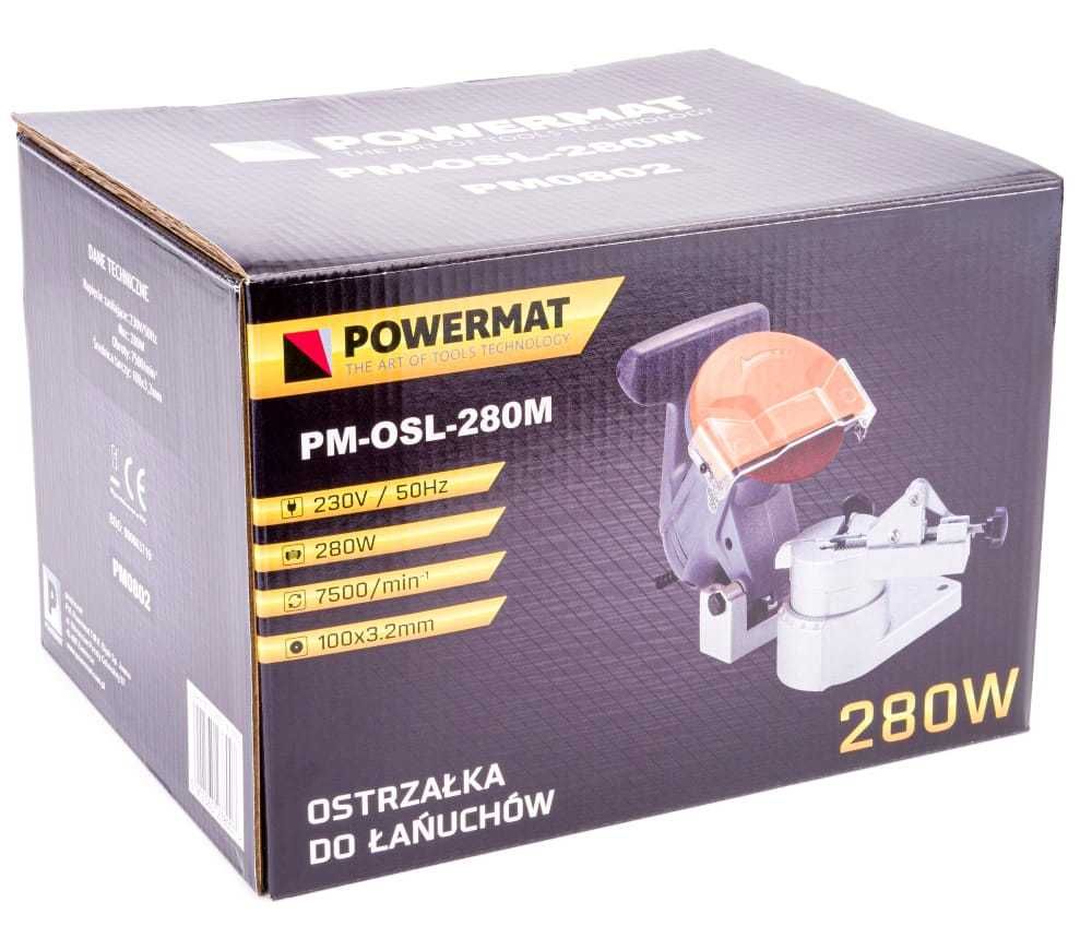 POWERMAT Elektryczna Ostrzałka Do Łańcuchów Pił Tarcza 280w PM0802