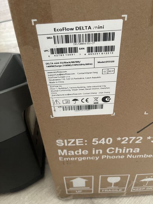 Ecoflow delta mini/882Wh/1400W