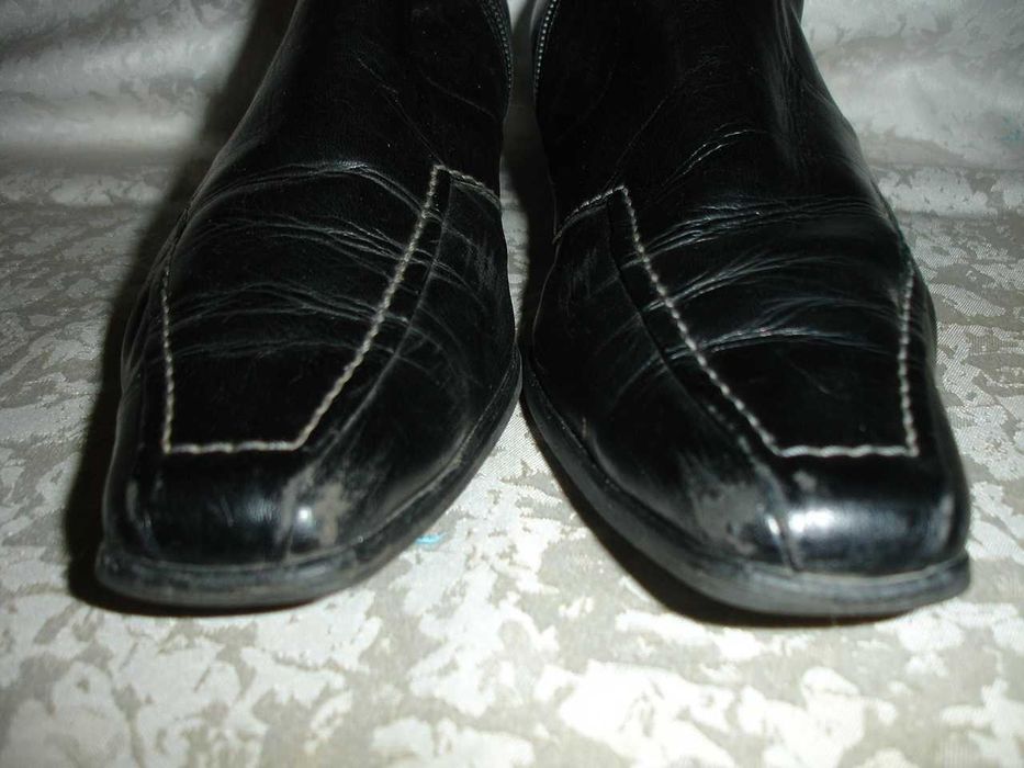 Полусапожки/ПІВЧОБОТИ розміру 6 1/2. ЧОРНІ. Paul Green. Австрія.