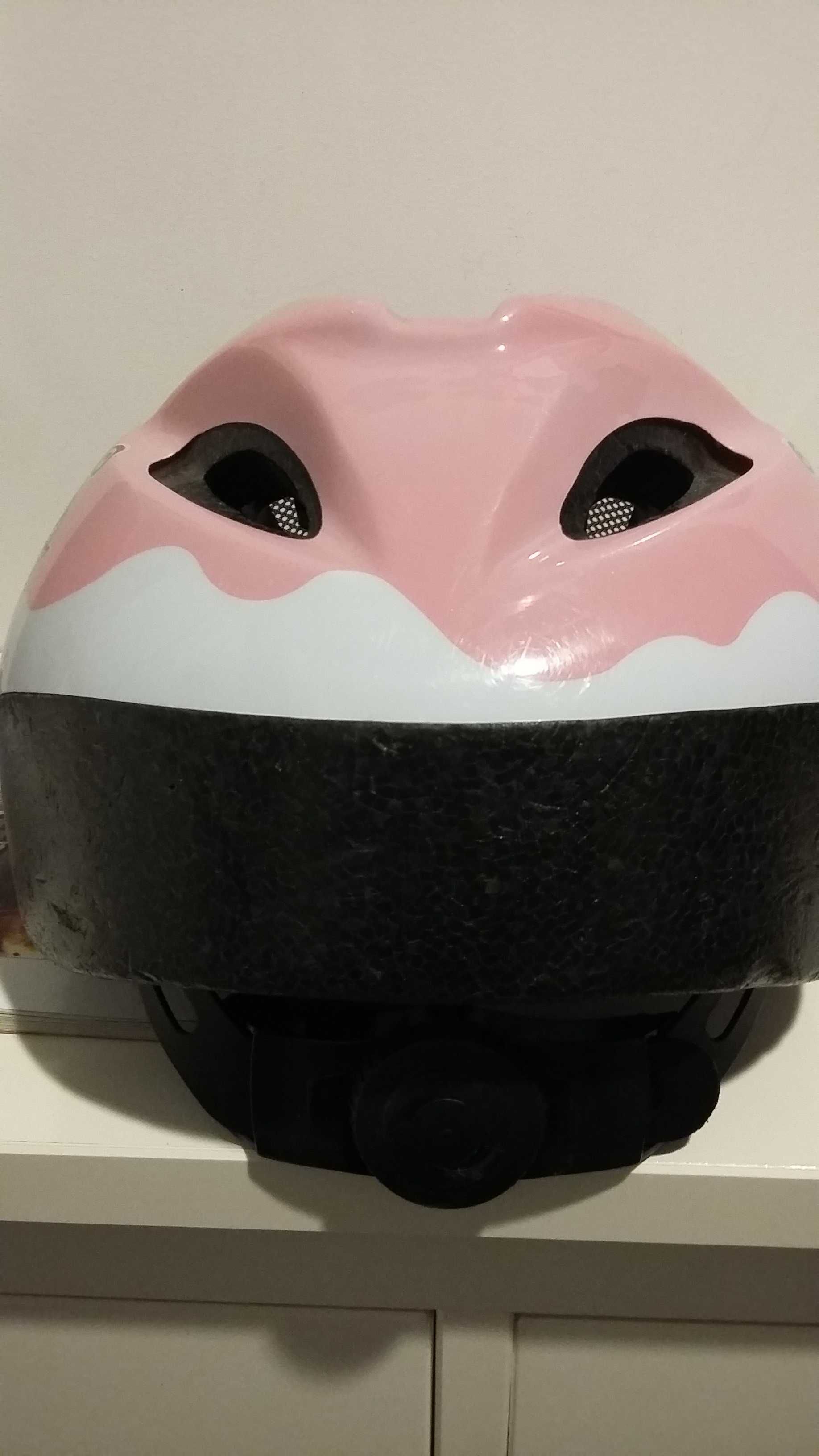 Kask rowerowy dla dziewczynki BTwin Baby H 300 pink