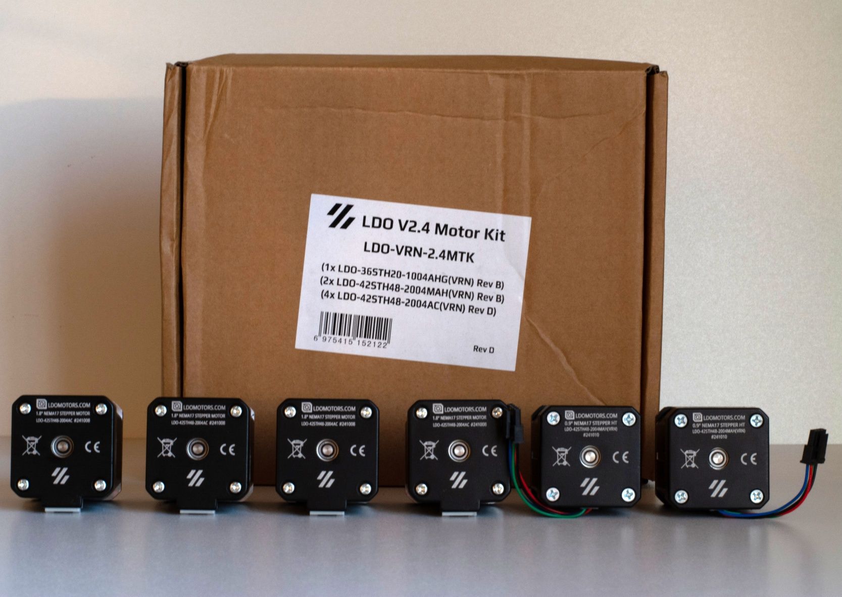 Ldo motor kit для збірки Voron 2.4( Nema17x6, Nema14)