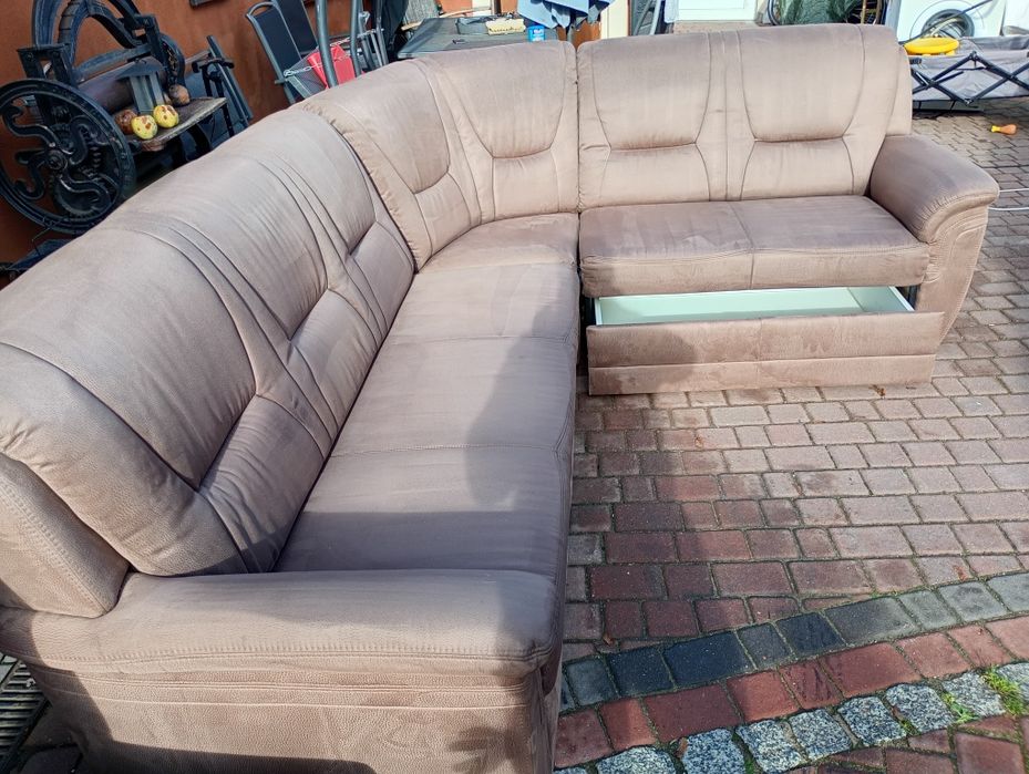 Duży narożnik rozkładany