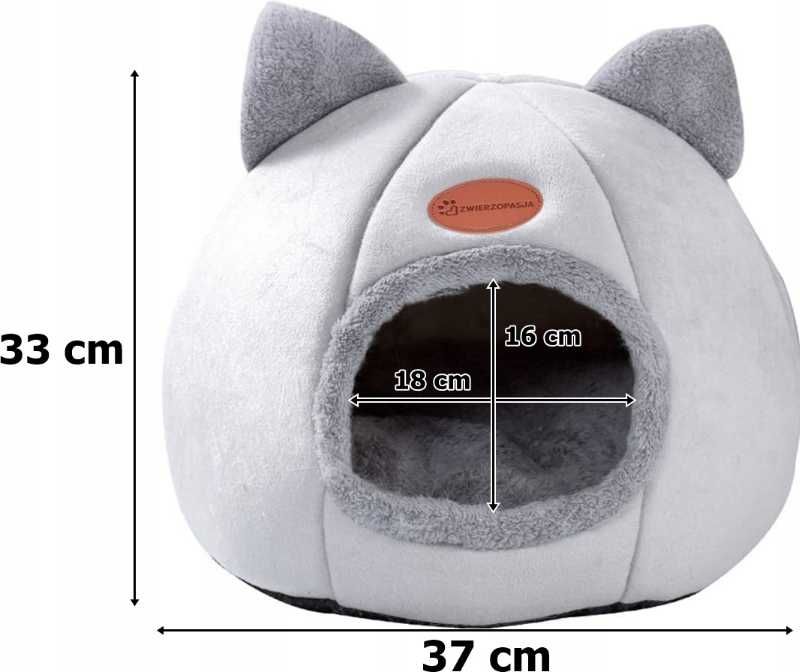 *NOWE* LEGOWISKO kojec budka domek dla kota psa mięciutkie przytulne