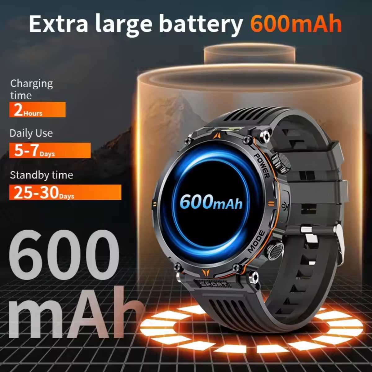Смарт часы: LIGE HT30. NFC. Compass. LED-фонарик.3D меню.