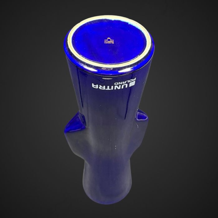 Duży Kobaltowy wazon porcelit Pruszków Unitra Poland B5/110921