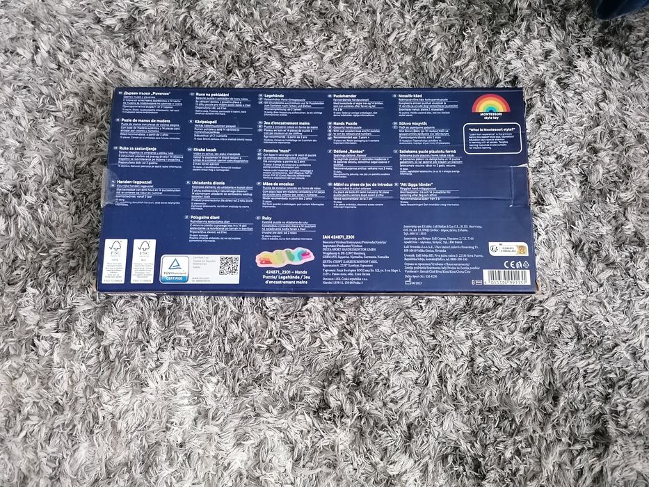 Playtive drewniana zabawka edukacyjna Montessori