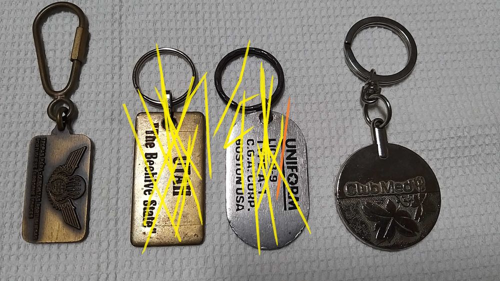 porta chaves antigos