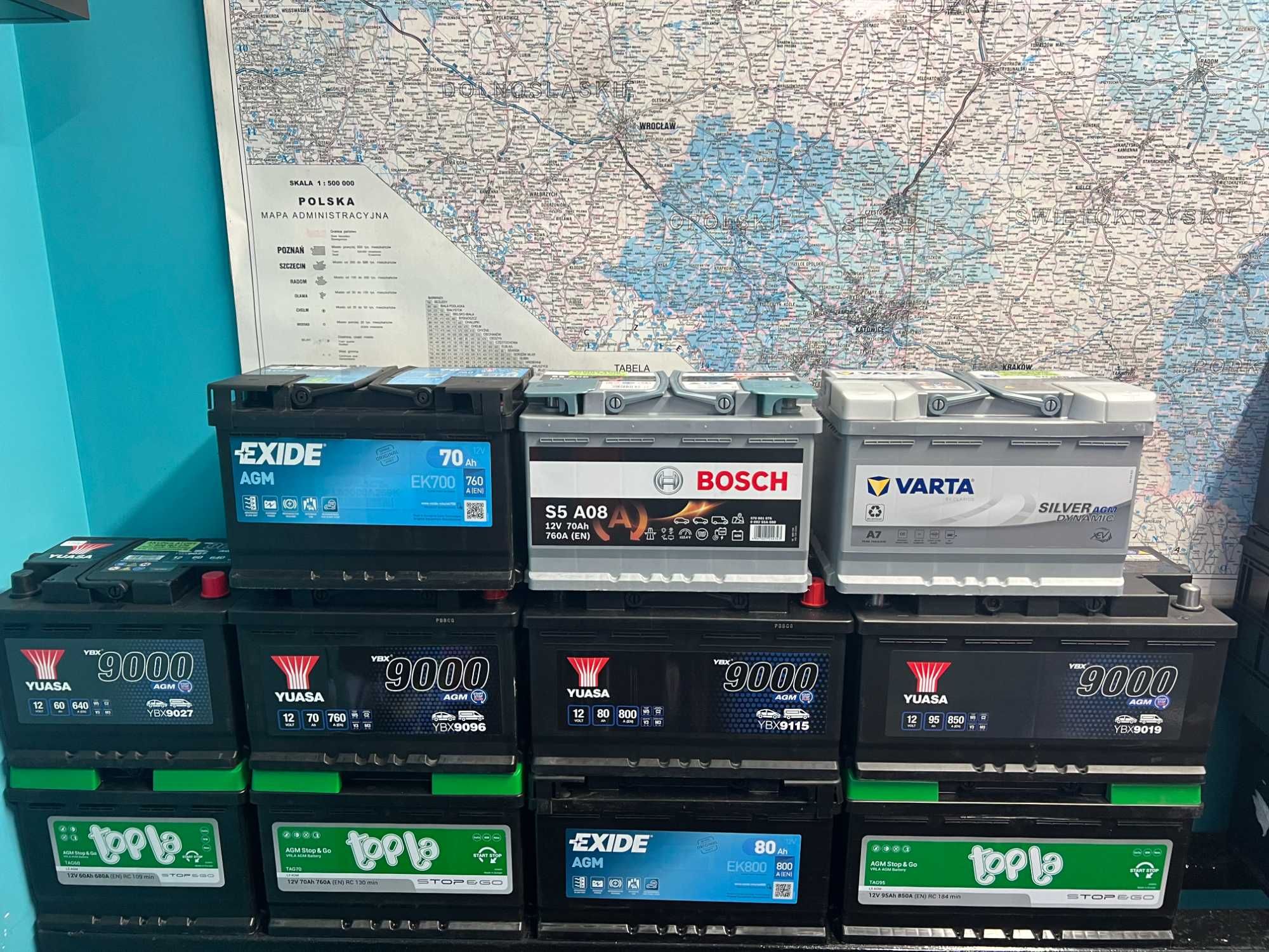 Akumulator Varta  180Ah 1400A 2025.06 produkcja Radom