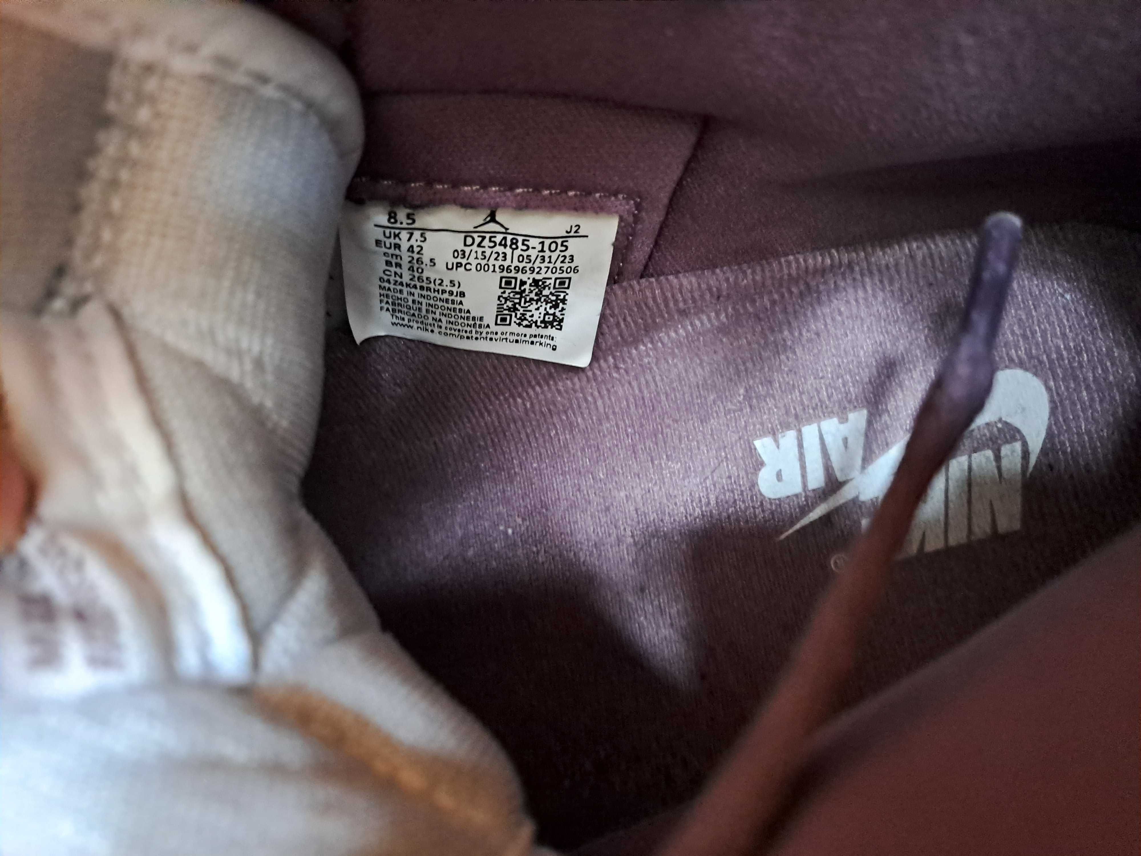 Nike Air Jordan 1 Retro High OG Mauve (rozmiar 42)