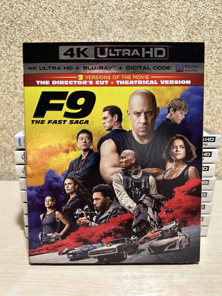 4K UHD Blu-ray Форсаж Коллекция 9 фильмов рос.издания.