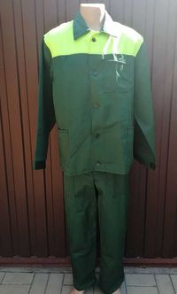 Костюм рабочий куртка штаны синий костюм зеленый р.48-50, 52-54, 60-62