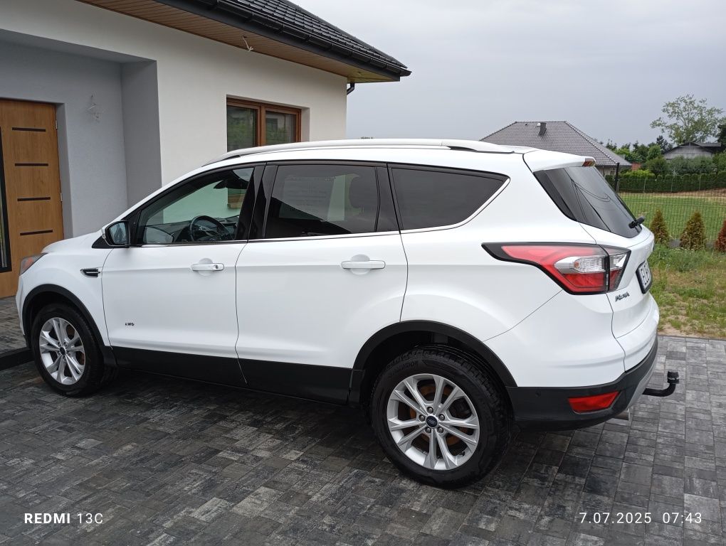 Ford Kuga 2017r. 2.0 TDCi 150KM 4x4,Hak, skóry,Navi, Stan Bardzo Dobry