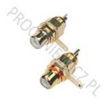 Gniazdo RCA Prolink TRC 031 2szt