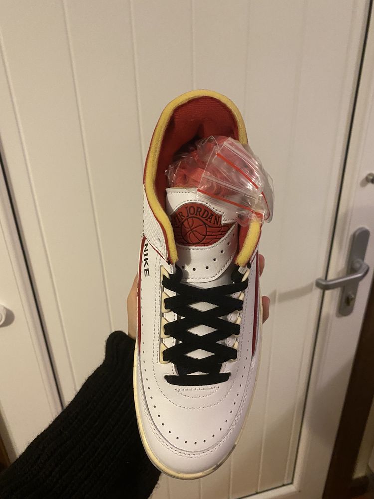 Air Jordan 2 x Off-White Retro Low SP White Red