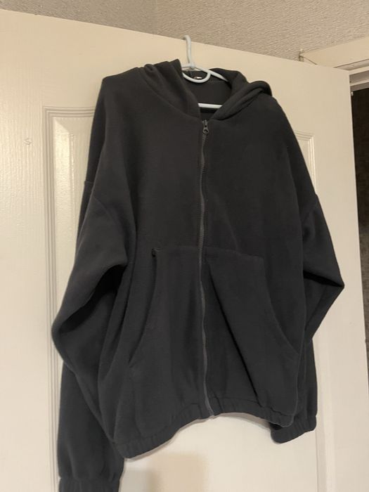 Флисовый костюм теплый графит женский оверсайз размер Л