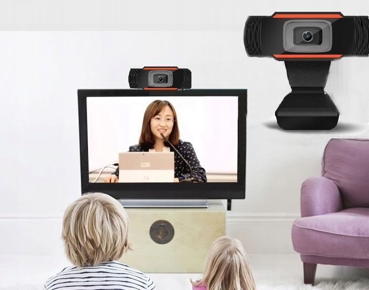 Kamerka Internetowa Full HD 1080P USB do lekcji Skype
