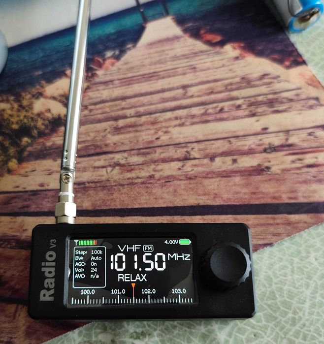 Радіоприймач ATS-mini V3 SI4732 AM/FM/SSB/LSB з дисплеєм