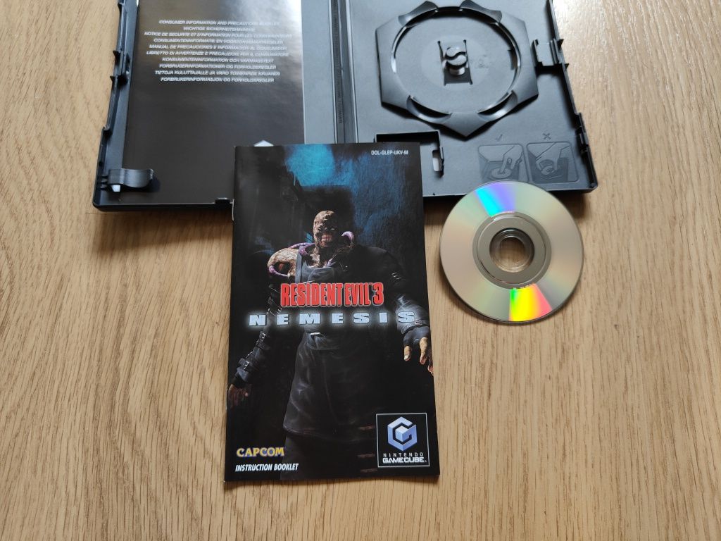Resident Evil 3 gra Nintendo Gamecube komplet Anglik PAL z instrukcją