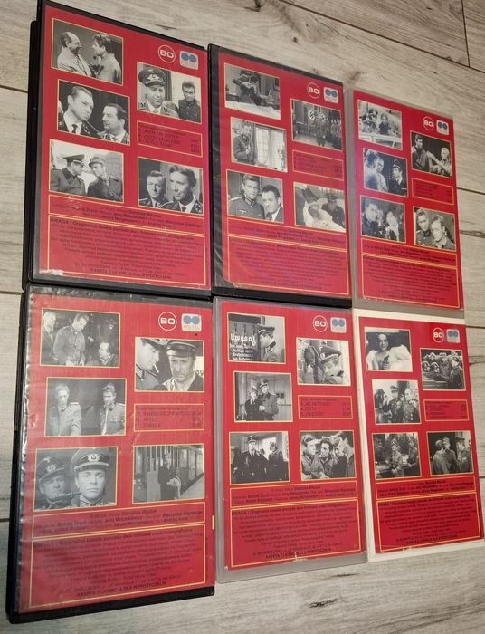 Stawka większa niż życie. 6 kaset VHS. Komplet.