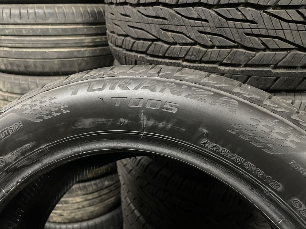 4xBridgestone 225 55r18., 2022 7mm