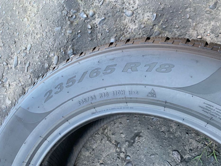Шини нові 235/65 R18 Pirelli зима 2023 рік