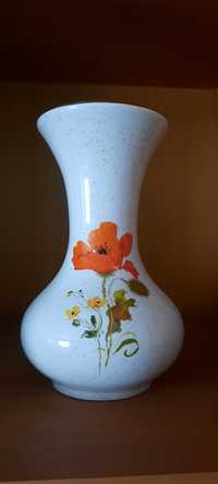 Piękny wazon Angielski nakrapiany w kwiaty