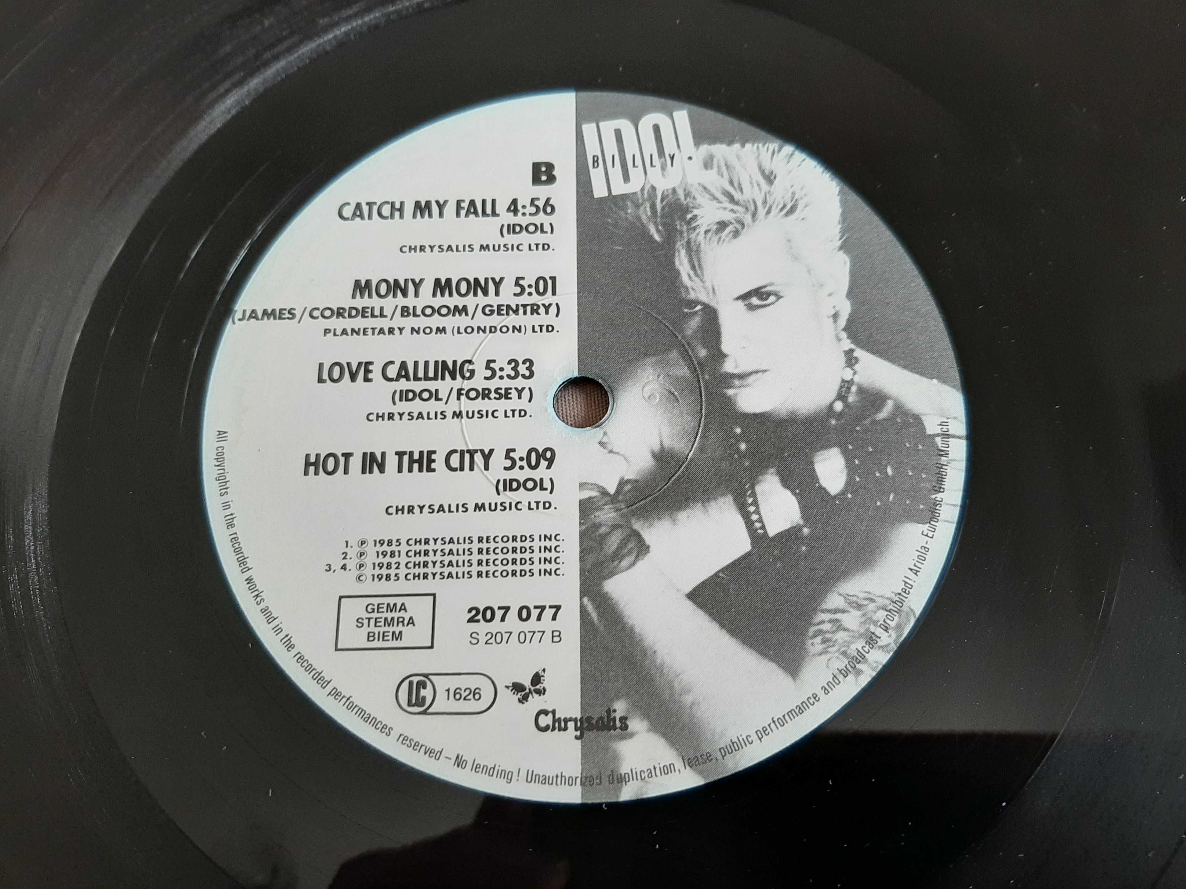 Billy Idol - Vital Idol - Europa - Vinil LP