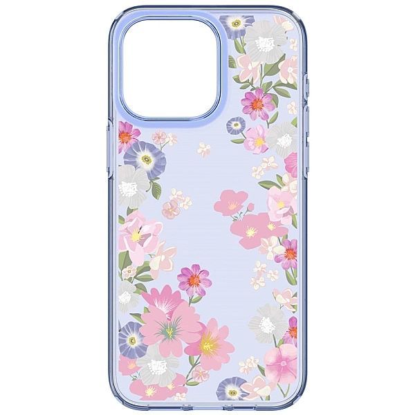 Kobiece kwiatowe Etui Spigen Liquid Tpu do iPhone 15 Pro - Blossom Flo
