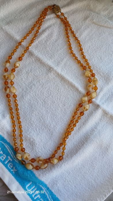 Винтажные чешские бусы 70гг. ( Редкие)