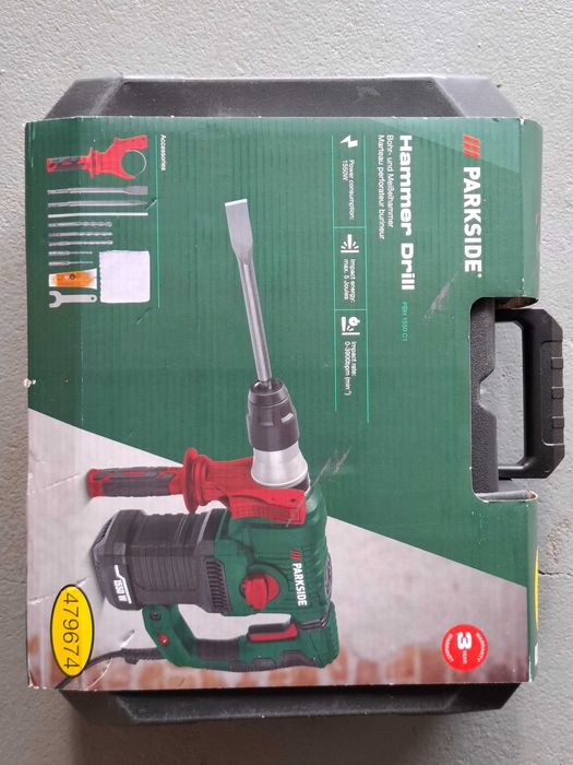 Parkside młotowiertarka PBH 1550 C1  NOWA aktualne