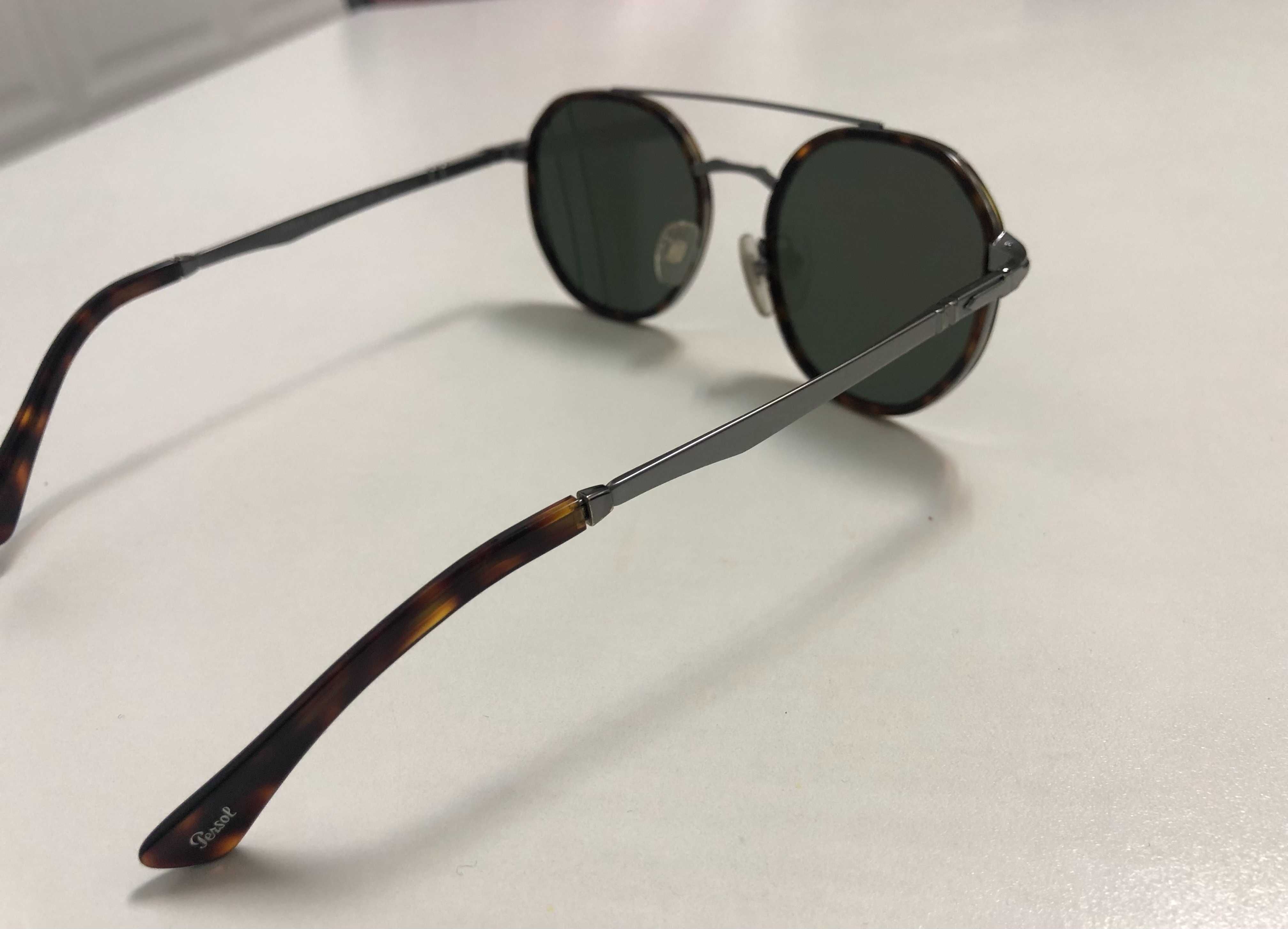 Óculos PERSOL 2456-S 513/31 53-20 Gunmetal Green