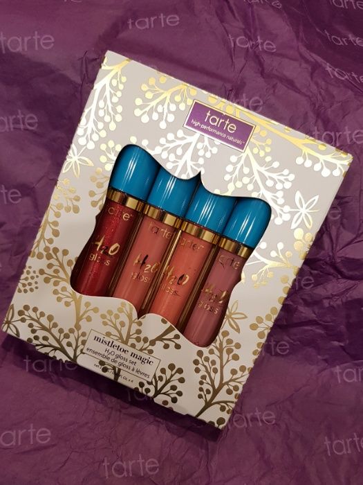 Tarte zestaw 4 błyszczyków 2,5 ml H2O gloss set