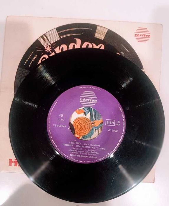 Cinderela  - gata borralheira single vinil historia infantil