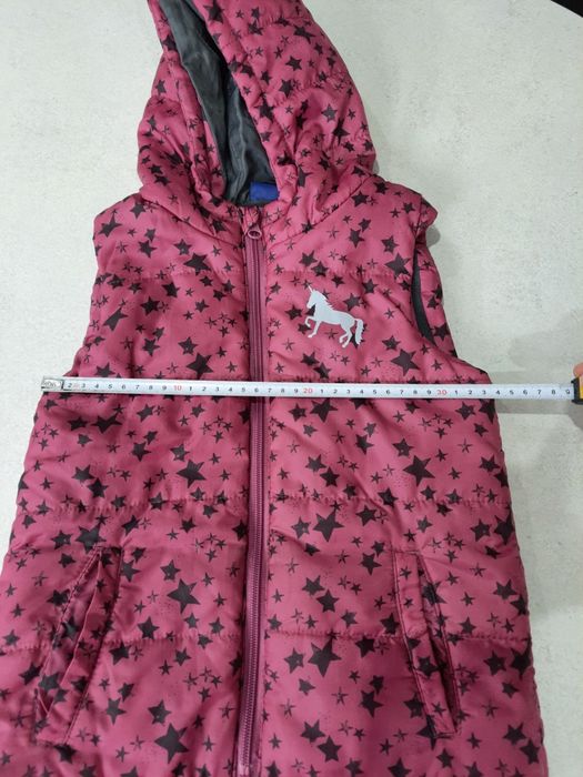 Kamizelka dziewczęca bezrękawnik 116