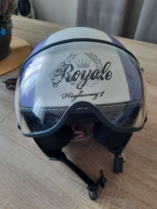 Kask Highway 1 Jet otwarty fioletowy nowy